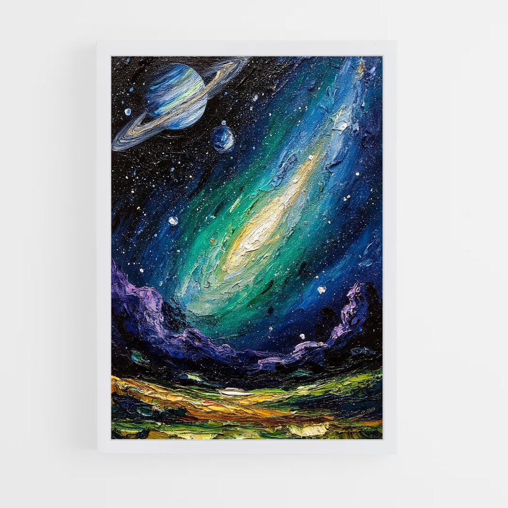 Poster sublime d'art cosmique – affiche Art spatial (vue 3)